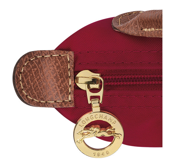 Longchamp Women's Le Pliage Original Pouch With Handle Red - Hemen Kargoda