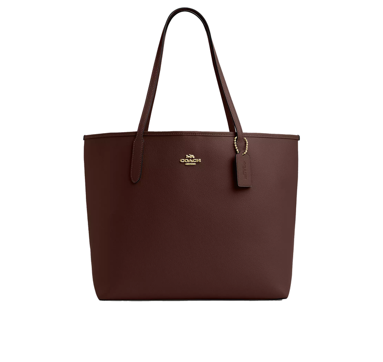 Coach Women's City Tote Bag Gold/Maple