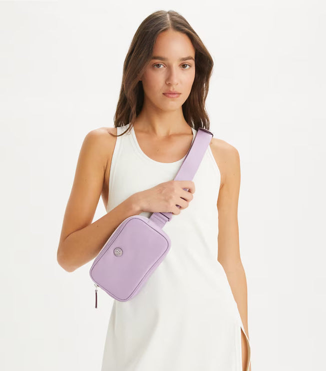 Tory Burch Women's Virginia Belt Bag Purple Heather