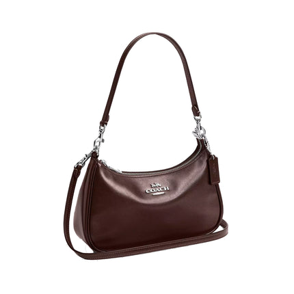 Coach Women's Soft Teri Shoulder Bag Silver/Maple
