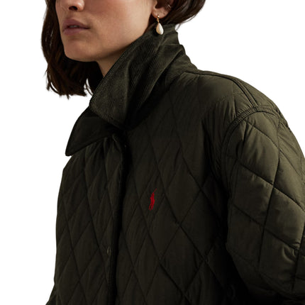 Polo Ralph Lauren Women's Quilted Barn Jacket Ranger Green