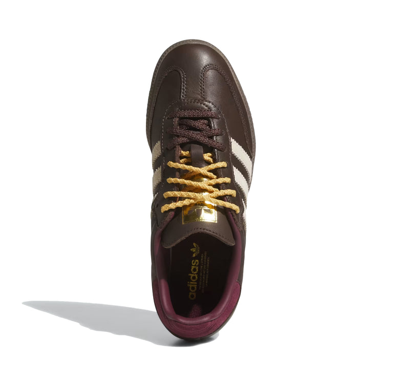 Adidas Women's Samba OG Shoes Brown/Warm Vanilla/Maroon KI8139