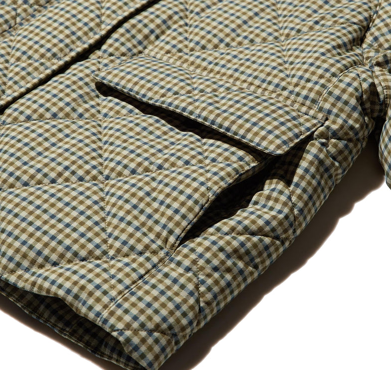 Uniqlo Women's Padded Utility Short Jacket | Pattern 34 Brown