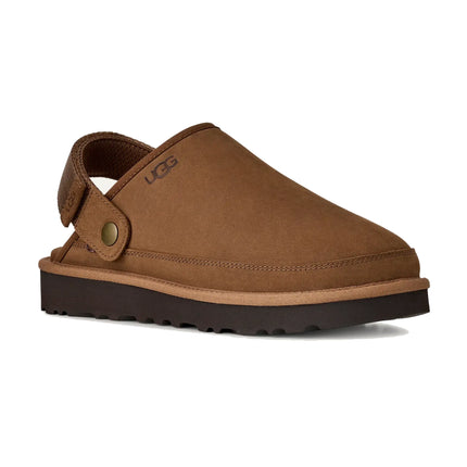 UGG Men's Goldencoast Clog II Nubuck Dark Chestnut