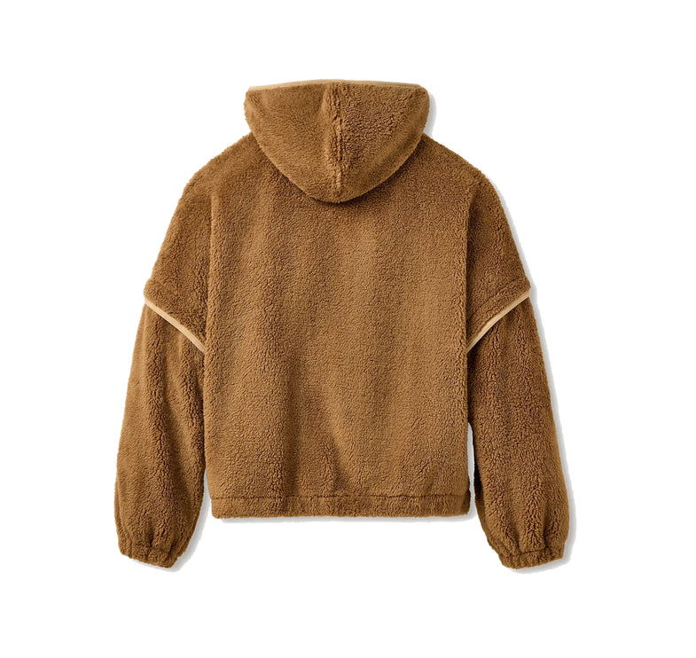 UGG Women's Mariella UGGfluff Zip Hoodie Chestnut