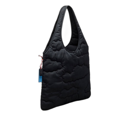 Coach Women's Coachtopia Loop Flat Tote With Cloud Quilting Black