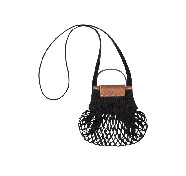 Longchamp Women's Le Plıage Filet Xs Mesh Bag Black
