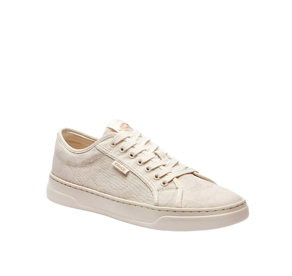 Coach Women's Canvas Sneaker Chalk