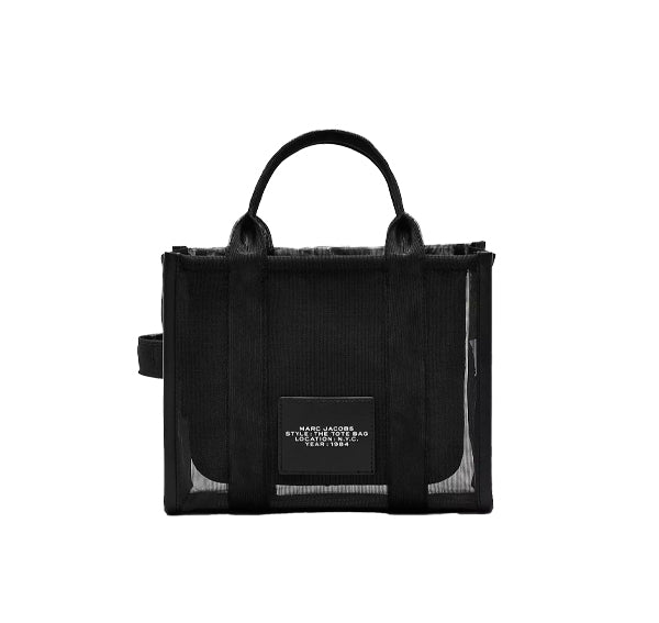 Marc Jacobs Women's The Mesh Small Tote Bag Blackout - Özel İndirim