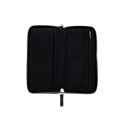 Marc Jacobs Women's The Leather Continental Wallet Blue Sea