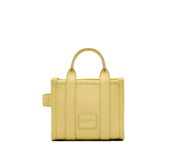 Marc Jacobs Women's The Leather Crossbody Tote Bag Custard