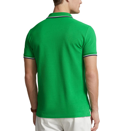 Polo Ralph Lauren Men's Classic Fit Mesh Polo Shirt Preppy Green