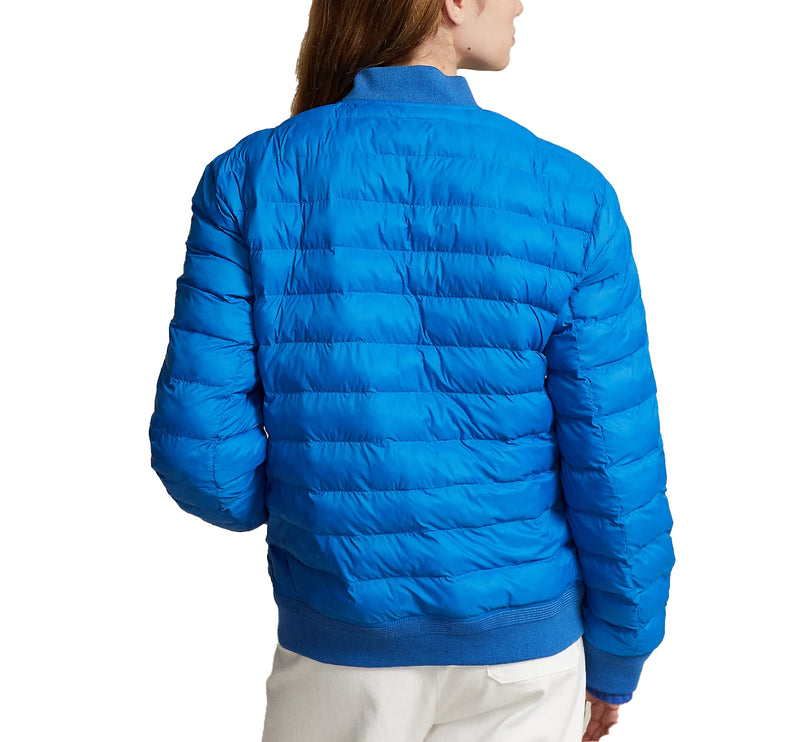 Polo Ralph Lauren Women's Insulated Bomber Jacket Dakota Blue