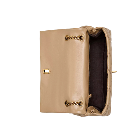 Marc Jacobs Women's The Quilted Dual Convertible Shoulder Bag Camel