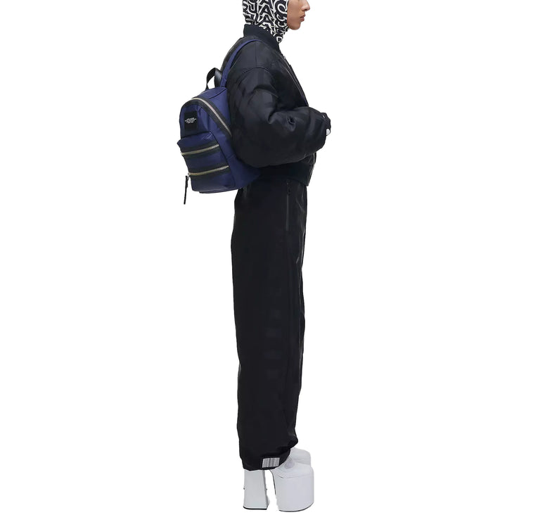 Marc Jacobs Women's The Biker Nylon Medium Backpack Midnight Blue