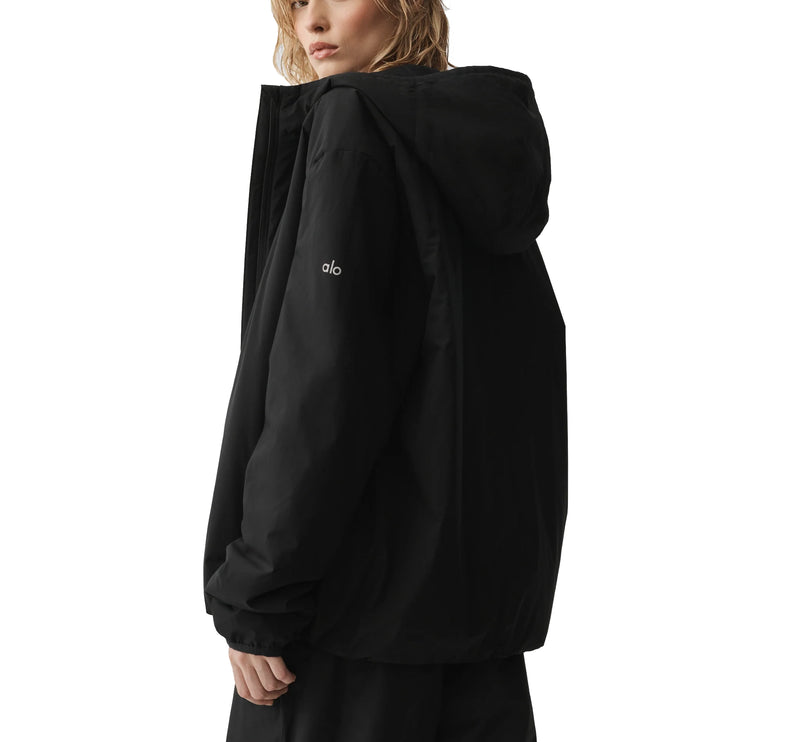 alo Women's Elemental Full-Zip Jacket Black