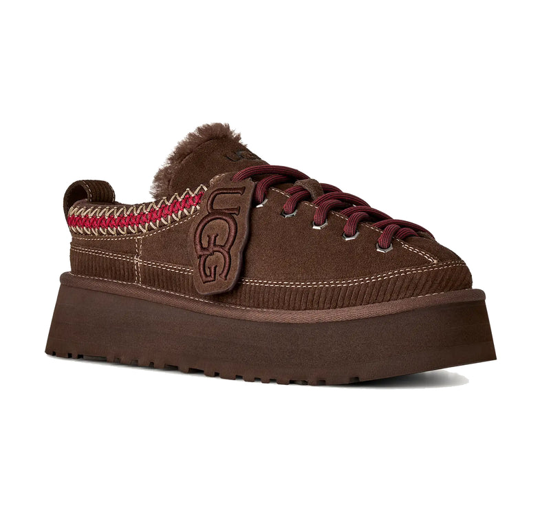 UGG Women's Heritage Lace-Up Slipper Burnt Cedar