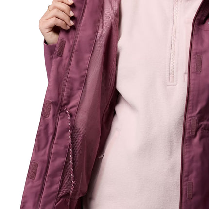 Columbia Women's Hikebound II Long Rain Jacket Antique Mauve