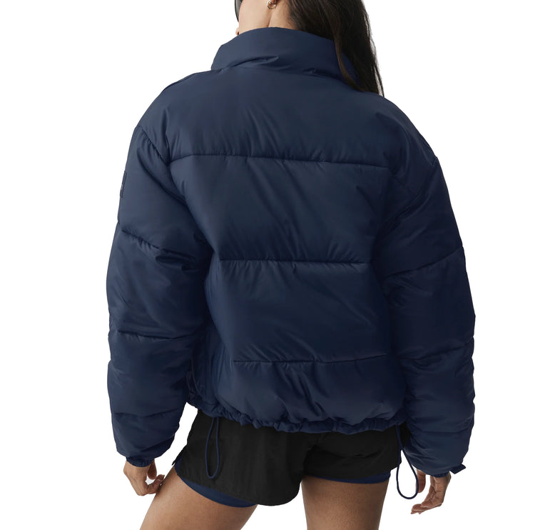 alo Women's Cold Front Puffer Jacket Navy