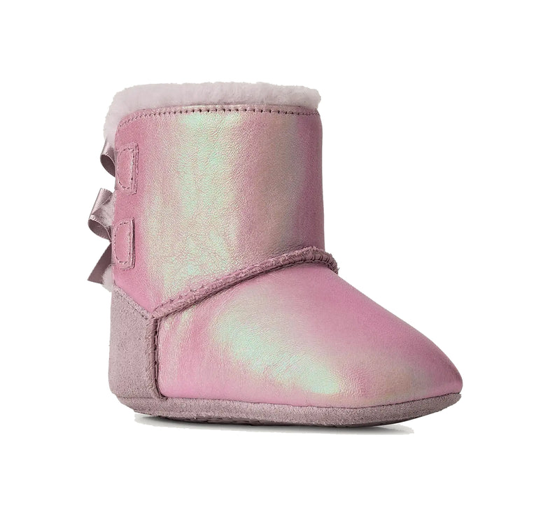 UGG Baby Bailey Bow Frosted Lavender Smoke
