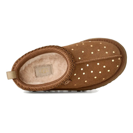 UGG Big Kids' Tazz Shiny Dots Chestnut