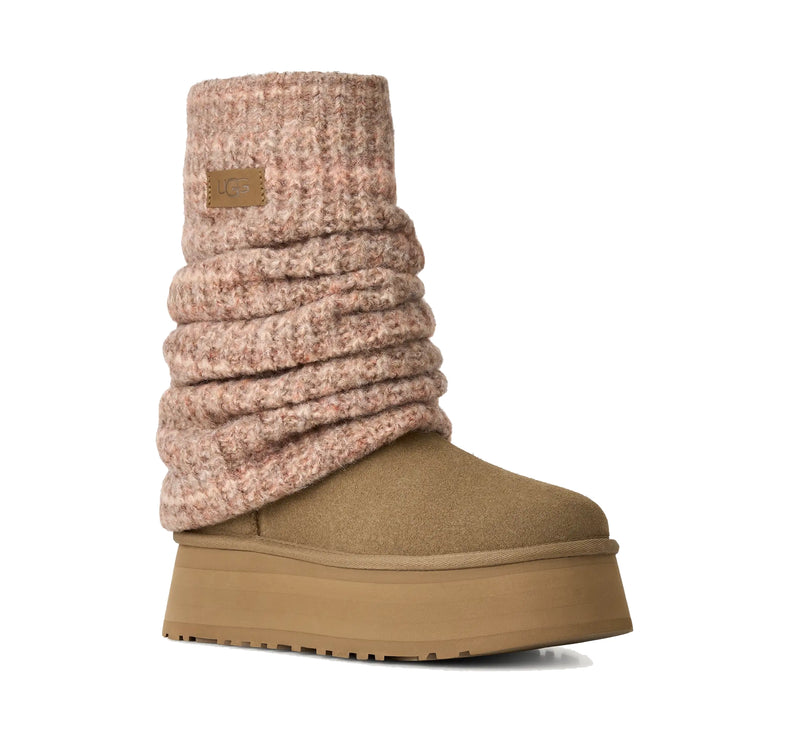 UGG Women's Classic Mini Dipper Legwarmer Light Bronze