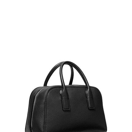 Michael Kors Women's Ashton Small Messenger Bag Black/Silver