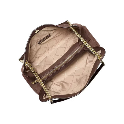 Michael Kors Women's Christina Medium Messenger Bag Nutmeg
