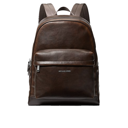 Michael Kors Unisex Pacey Burnished Backpack Chocolate