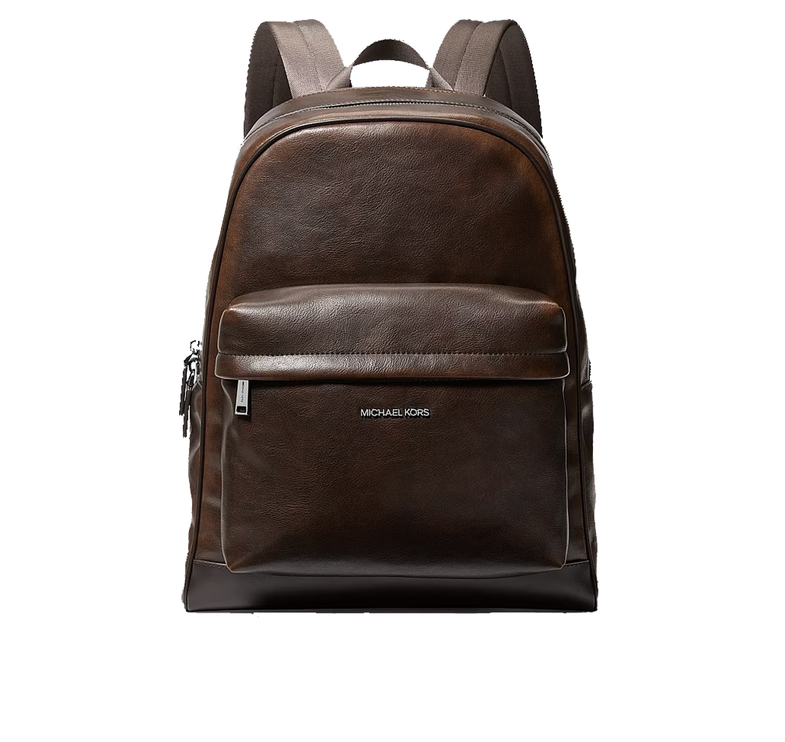Michael Kors Unisex Pacey Burnished Backpack Chocolate