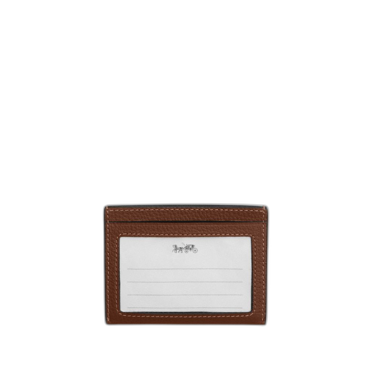 Coach Women's Slim Id Card Case Saddle