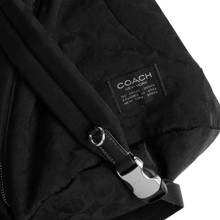 Coach Unisex Lachlan Sling In Signature Nylon Black