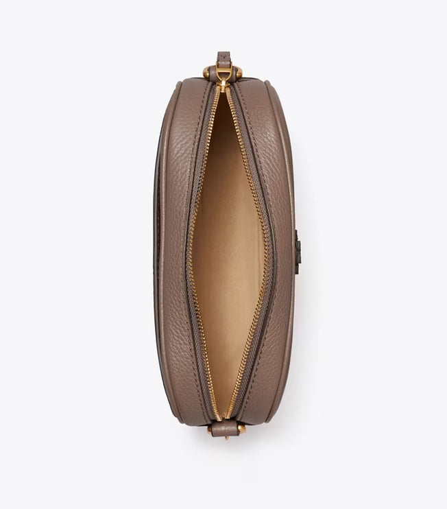 Tory Burch Women's McGraw Camera Bag Silver Maple