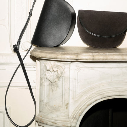 COS Women's Curved Crossbody Bag Black