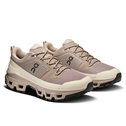 ON Men's Cloudrock Low Waterproof Cinder/Fog