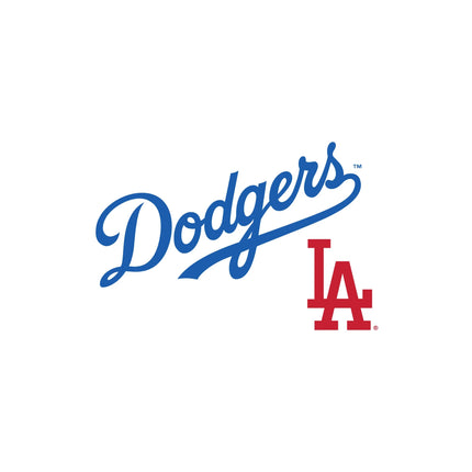 Sporty & Rich Women's Dodgers Serif T-Shirt White/Team Blue