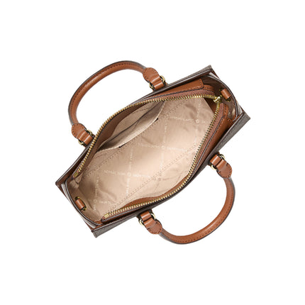 Michael Kors Women's Arden Small Signature Logo Messenger Bag Brown