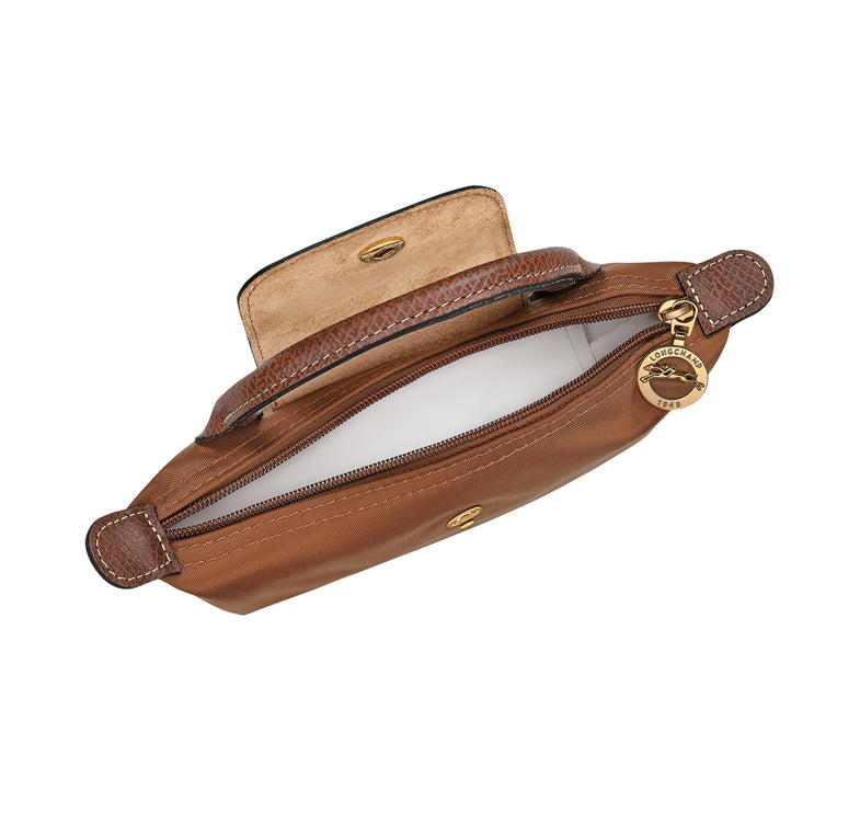 Longchamp Women's Le Pliage Original Pouch With Handle Cognac