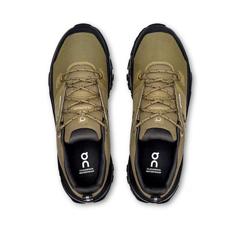 ON Men's Cloudrock Low Waterproof Hunter/Black