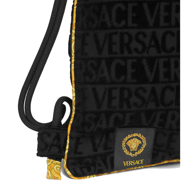 Versace Women's I ♡ Baroque Gym Carrier Black