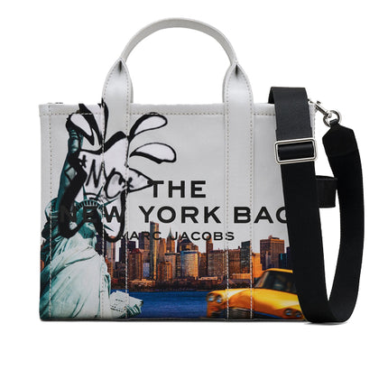 Marc Jacobs Women's The City Canvas Medium Tote Bag New York City