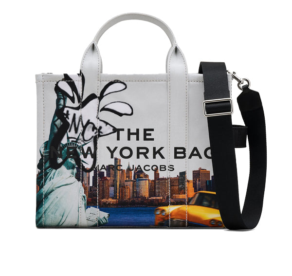 Marc Jacobs Women's The City Canvas Medium Tote Bag New York City