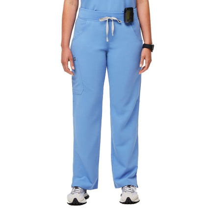 FIGS Women's Kade Cargo Scrub Pants Ceil Blue