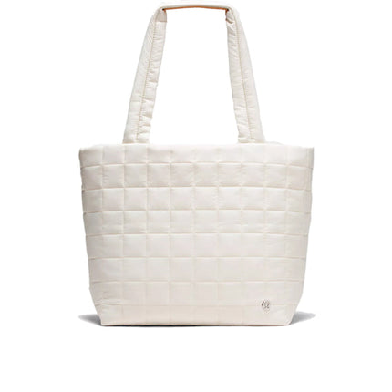 lululemon Women's Quilted Grid Tote Bag 12L Light Ivory