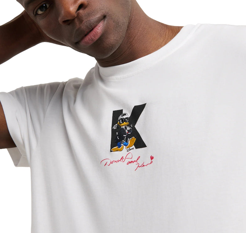 Disney x KARL LAGERFELD Men's T-Shirt White