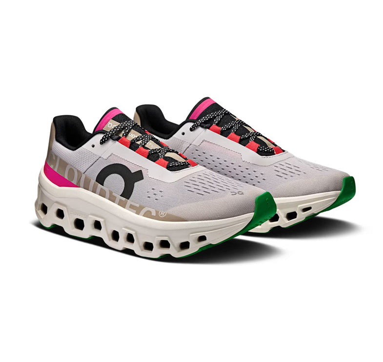 ON Women's Cloudmonster Silver/Ivory