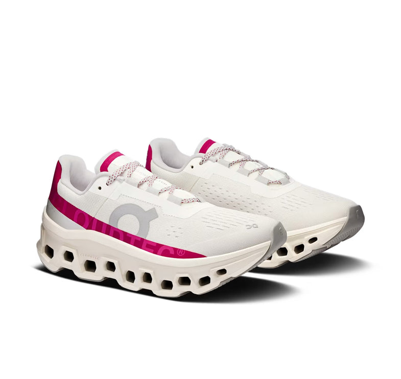 ON Women's Cloudmonster Ivory/Grenadine