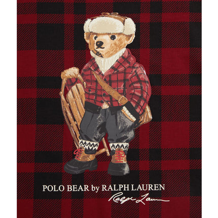 Polo Ralph Lauren Boy's Polo Bear Plaid Cotton Tee Multi