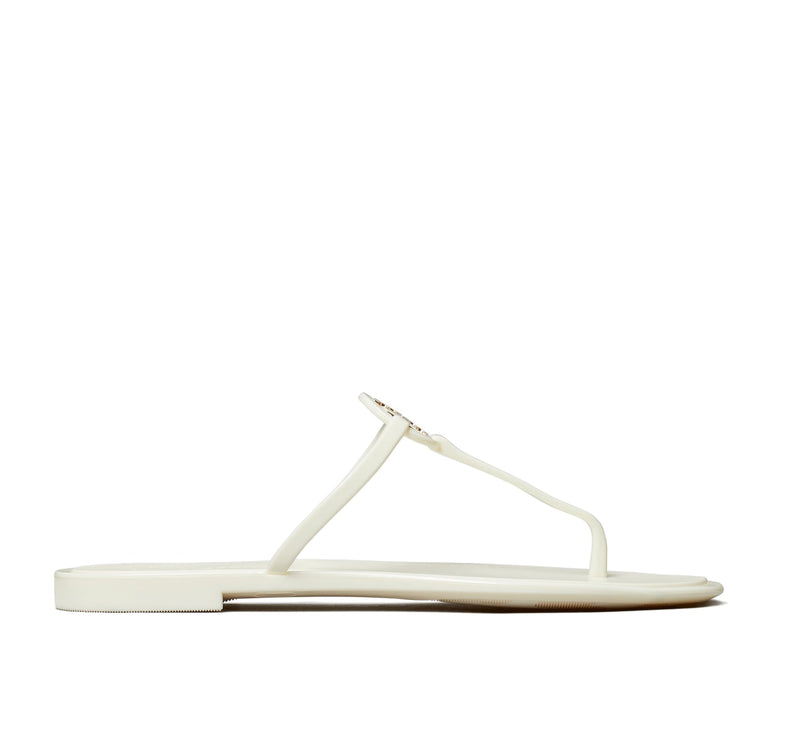 Tory Burch Women's Mini Miller Jelly Sandal Ivory/Gold