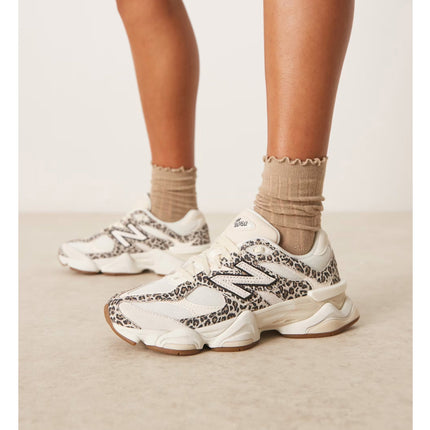 New Balance 9060 Beige Brown with Leopard Print U9060ALP